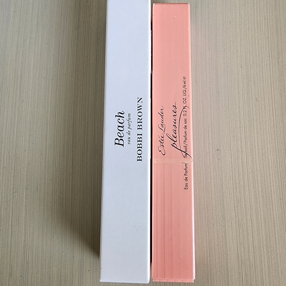 2 rollerball parfum estee lauder and bobbi brown